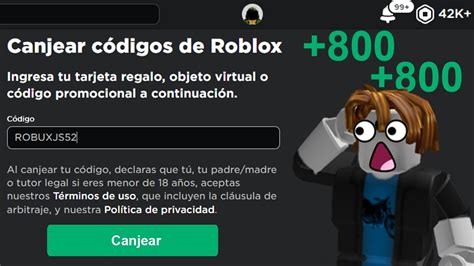 códigos de robux 2022.